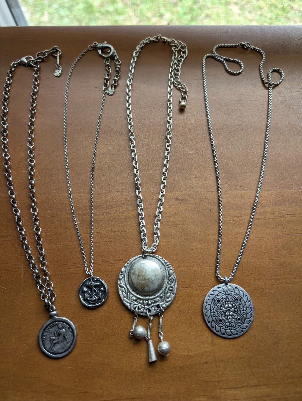 Vintage Reworked Necklace Bundle | Gothic Renaissance Jewelry | 4 Necklaces